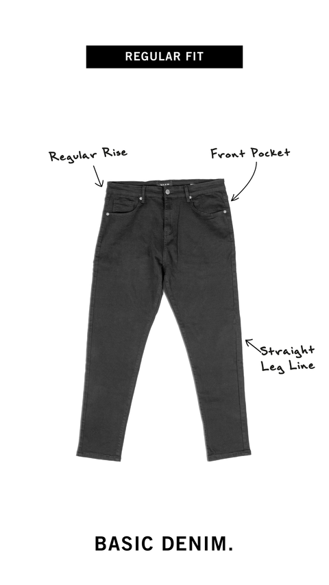 WLKN: Basic Regular Fit Denim