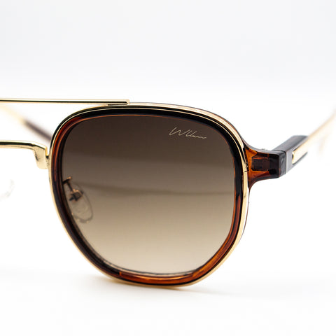WLKN : Seeley Gold Frame Sunglasses