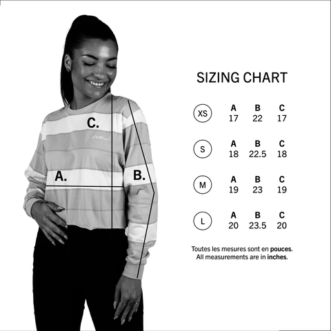 WLKN : Script Cropped Long Sleeves