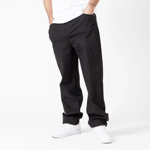 WLKN : Tonal Baggy Fit Denim Pants