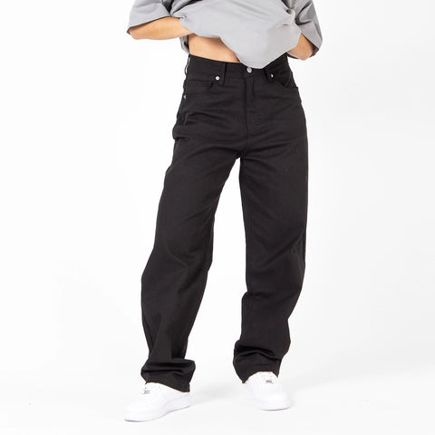 WLKN : Tonal Baggy Fit Denim Pants