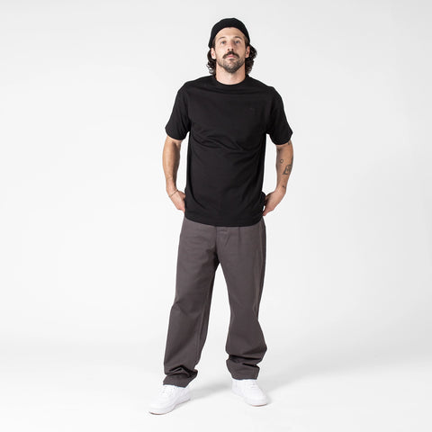 WLKN : Tonal Baggy Fit Denim Pants