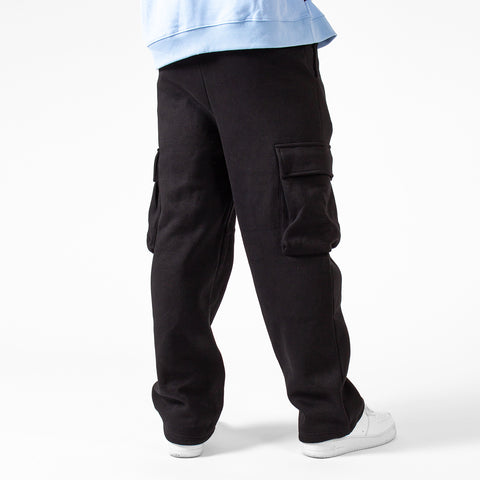 WLKN : Tonal Wide Leg Cargo Sweatpants