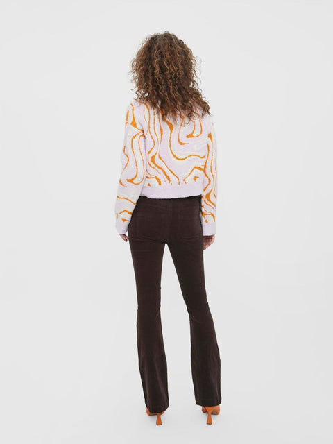 Vero Moda : Midrise Flare Corduroy Pants