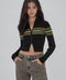 Guess : Chest Stripe Full Zip Top